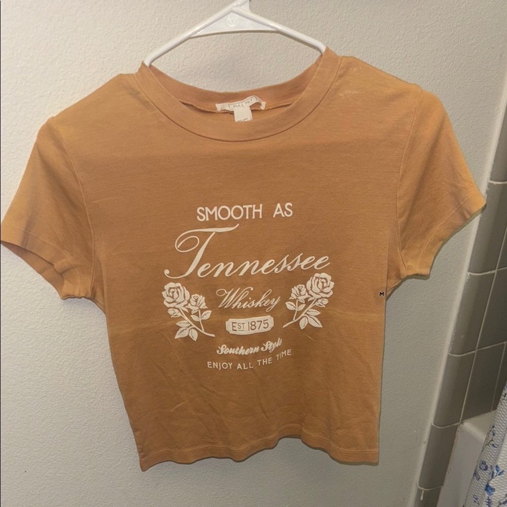 Smooth As Tennessee Whiskey Women's Tan Top